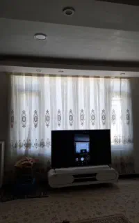 دو عدد پرده حریر ترک