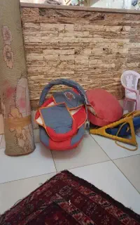 فرش کودک همراه کریر،تاب،صندلی وچادر بازی کودک