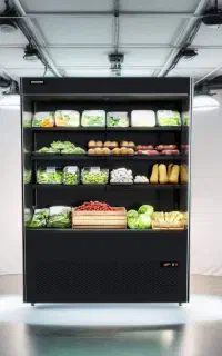 یخچال کافه، رستوران و فروشگاه - عرض 1/5 متری