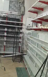 فروش جاحبوباتی توری قفسه پایه  استوک
