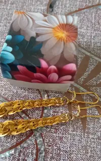 گوشواره  ضد حساسیت رنگ ثابت