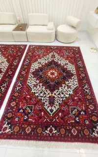 فرش هریس هنر دست استاد ماهر ریز نقش، نخ درجه ۱
