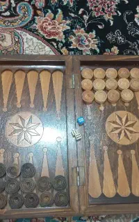 تخته نرد هک کاری شده سایز بزرگ