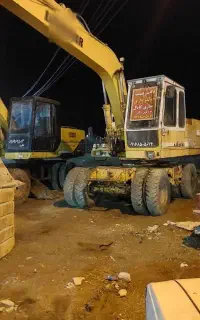 بیل مکانیکی پوکلین 75 لاستیکی