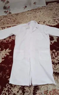 لباس فرم آزمایشگاه مانتو سفید