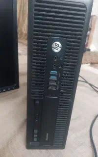 مینی کیس‌ نسل ۸ hp و مانیتور ۲۲ سامسونگ