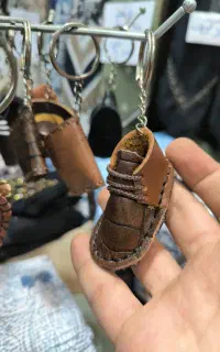 جاکلید کفش چرم طبیعی