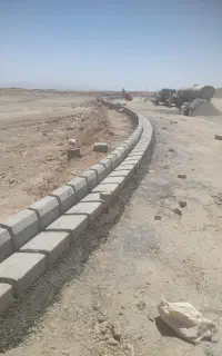 اجرای جدول کاری لاشه سنگ
