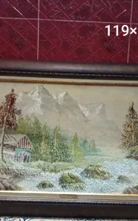 تابلو فرش ابریشم