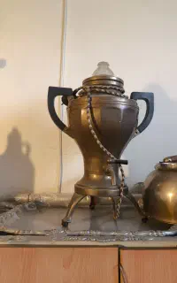 فرمز و آلادین،سماور گازی برقی قدیمی کلکسیونی  و...