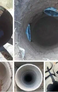چاه کن مغنی تعمیرات چاهزن مقنی حفره چاه فاضلاب