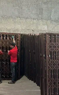 حفاظ درب اکاردیونی/۵لوزی فول۲/۵ اقتصادی۳گل درجه۱