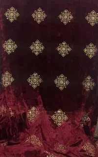 پارچه مخمل تک گل