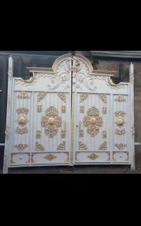 دروازه دیناباغی درب کشویی حیاطیxazaویلایی۷پارکینگی