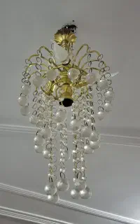 لوستر و جعبه دستمال برنجی
