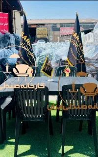 صندلی پلاستیکی  باغی کافه مدل سلماز
