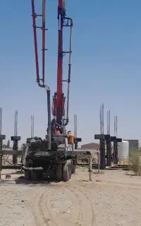 اجاره پمپ بتن دکل بلند و میکسر