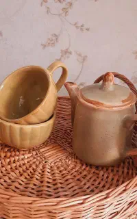 قوری فنجان سینی