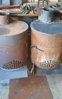 بخاری هیزمی جدید ورق آهنی