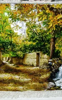 تابلو فرش منظره