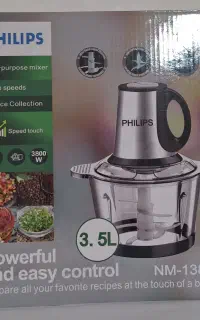 خرد کن فیلیپس تیغه طلایی دو کاسه استیل و شیشه ای