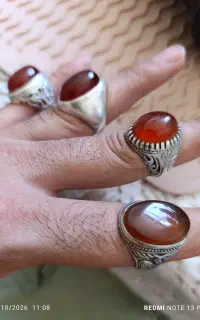 تسبیح  و انگشتر گرمی