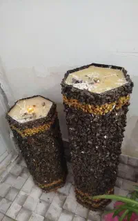 دوعددشمع بزرگ