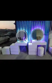 میز آرایش پاتختی کمدشلف میز آرایشی جاکفشی آینه قدی