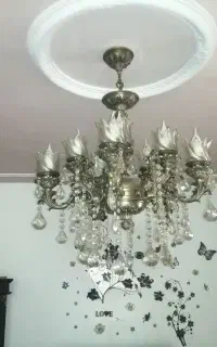 لوستر برنجی 5 شاخه