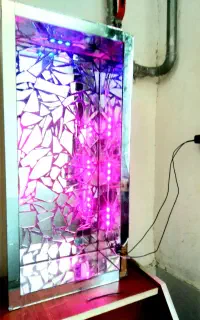 آینه دکوری چراغ دار