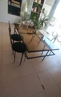 میز شیشه ایی
