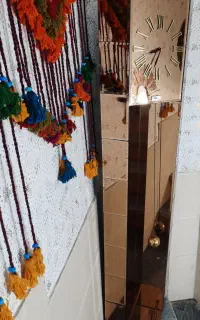 ساعت ایستاده آینه ای درحد نو