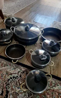 قابلمه ۱۴ پارچه نو آکبند با قیمت مناسب
