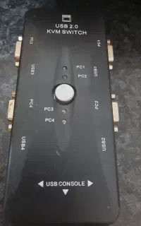 سویچ چهار پورت KVM نت پیل و پرزنتر