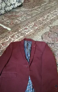 کت زرشکی مردانه درحد نو سایز لارج