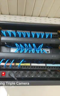 کابل کشی برق شبکه دوربین
