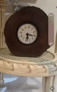 ساعت رومیزی چوبی