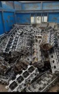 جمع آوری سرسیلندر خراب و داغی المنیومی