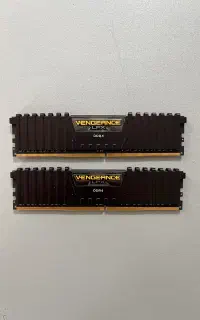 رم دوکاناله ۱۶گیک 3600 vengeance LPX ddr4 نو