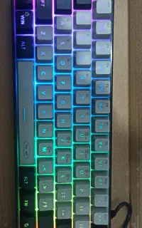 کیبورد چراغ دار +مناسب بازی حرفه ای