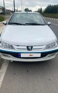 پژو پارس سفید مدل ۸۶