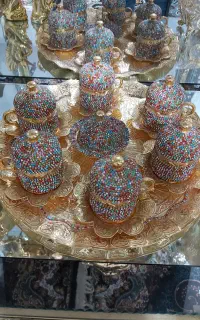 قهوه خوری ترک ابکاری طلا