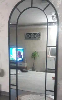 آینه ی قدی دور فلزی