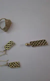 (طلای سیاه قلم )ونیم ست پروانه