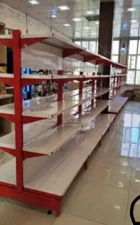 شلف دیواری دوطرفه قفسه ایستاده سوپری
