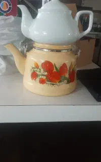 کتری لعابی قوری چینی