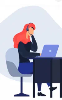 همکار خانم در شرکت
