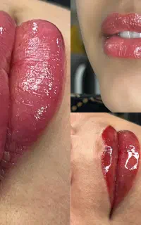 شیدینگ لب فقط با هزینه مواد