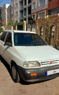 پراید صبا GTXi مدل ۱۳۸۳ سفید بدون‌رنگ،شاسی‌ها پلمپ