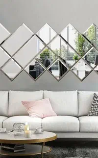 آسمان ماربل پرده کاغذ دیواری آینه طراح بازسازی